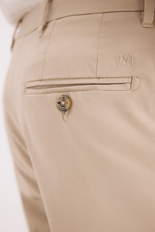 Pedro del Hierro Pantal&oacute;n chino regular fit Beige