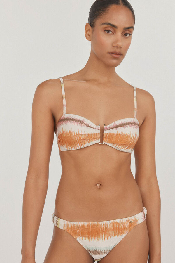 Pedro del Hierro Bikini top bandeau y panty cl&aacute;sico, tejido lurex fantas&iacute;a Varios