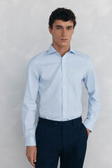 Pedro del Hierro Camisa de vestir con estructura non iron + antimanchas slim fit Azul