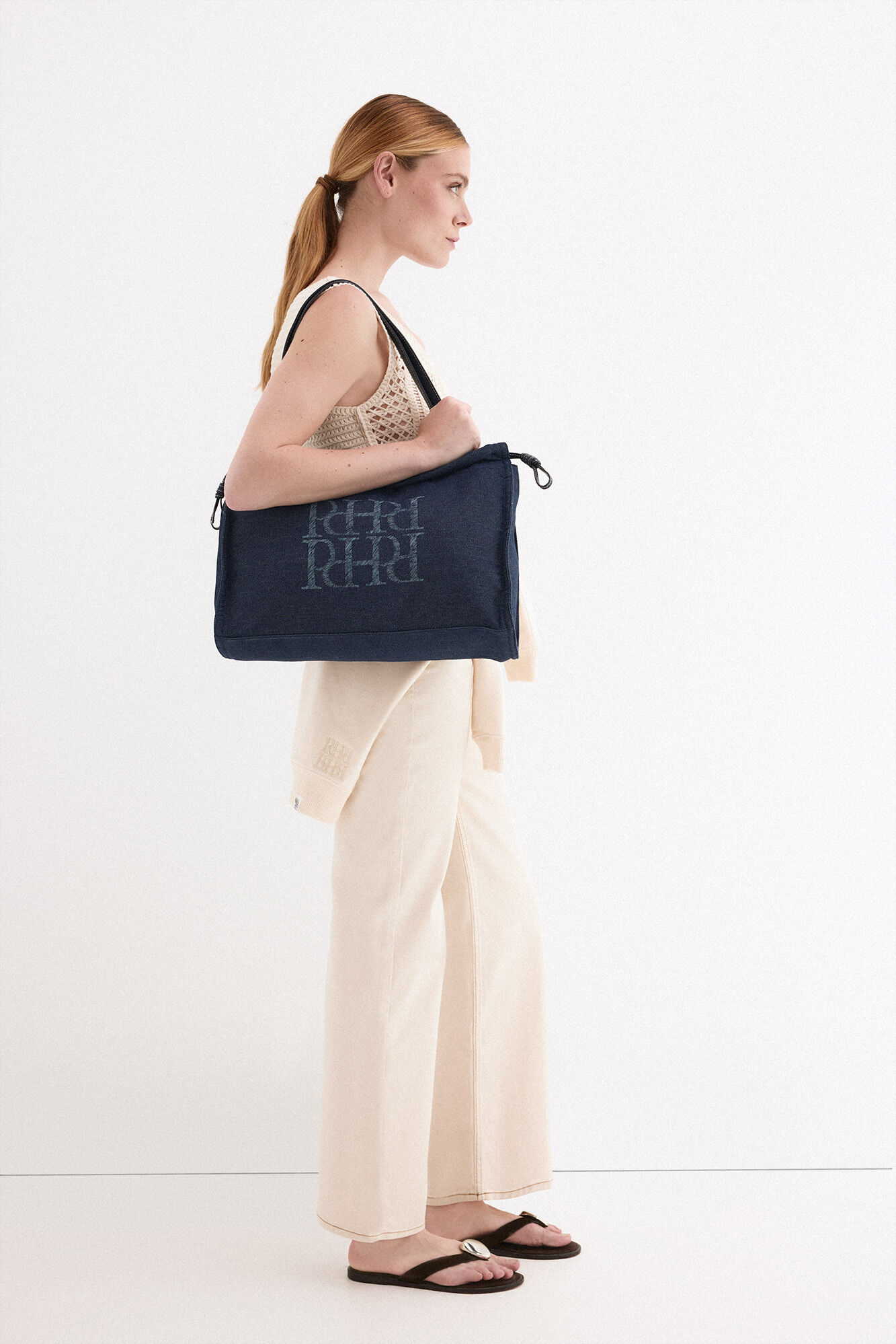 Pedro del Hierro Bolsa shopper de mezclilla