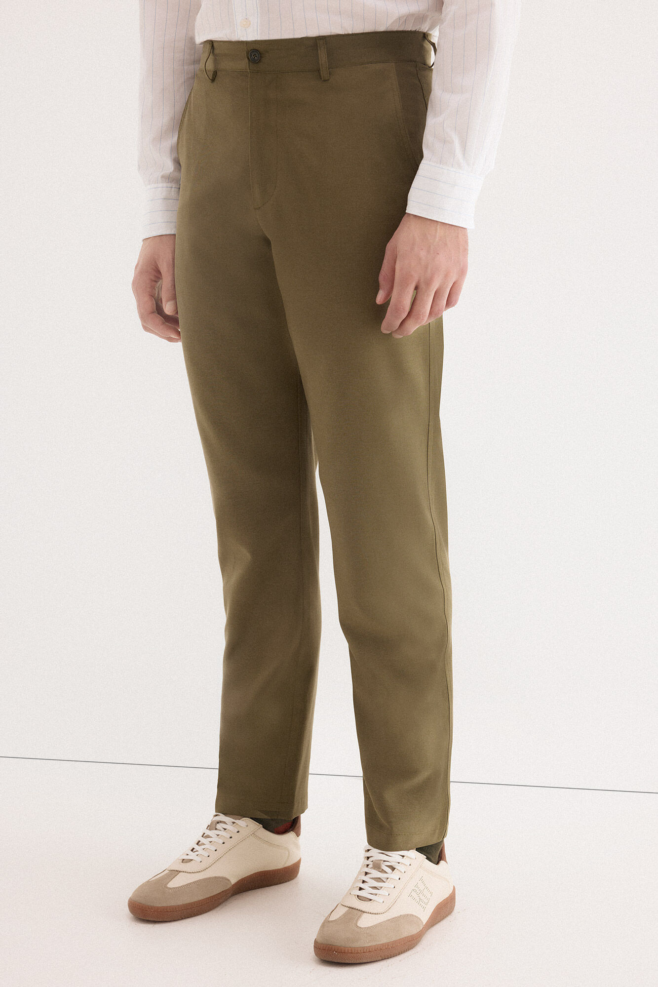 Pedro del Hierro Pantal&oacute;n lino worker regular