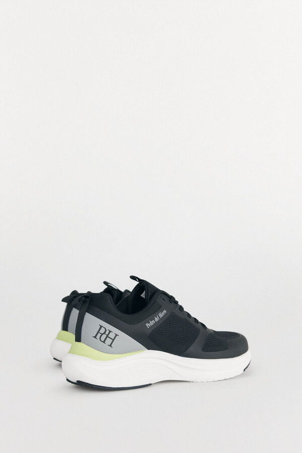 Pedro del Hierro Tenis textil con cordones Negro