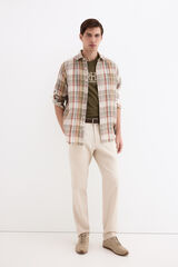 Pedro del Hierro Pantal&oacute;n chino confort Beige