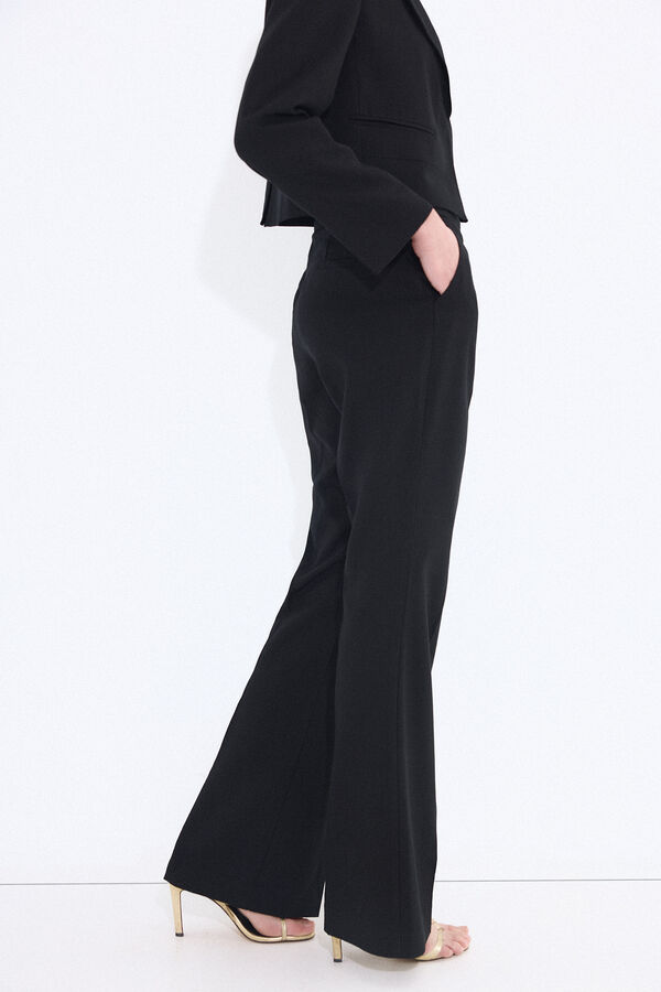 Pedro del Hierro Pantal&oacute;n flare negro Negro