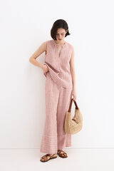 Pedro del Hierro Pantalones wide flare cl&aacute;sicos Rosa