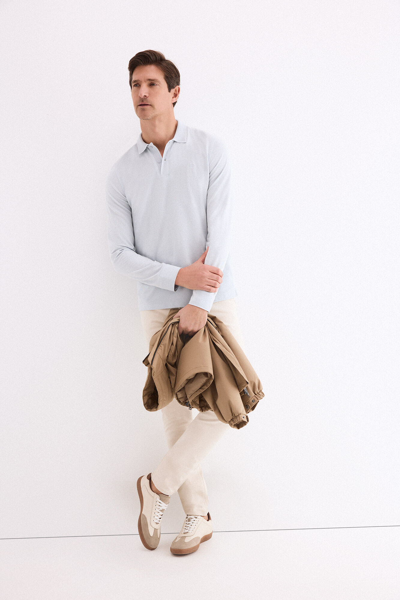 Pedro del Hierro Polo manga larga