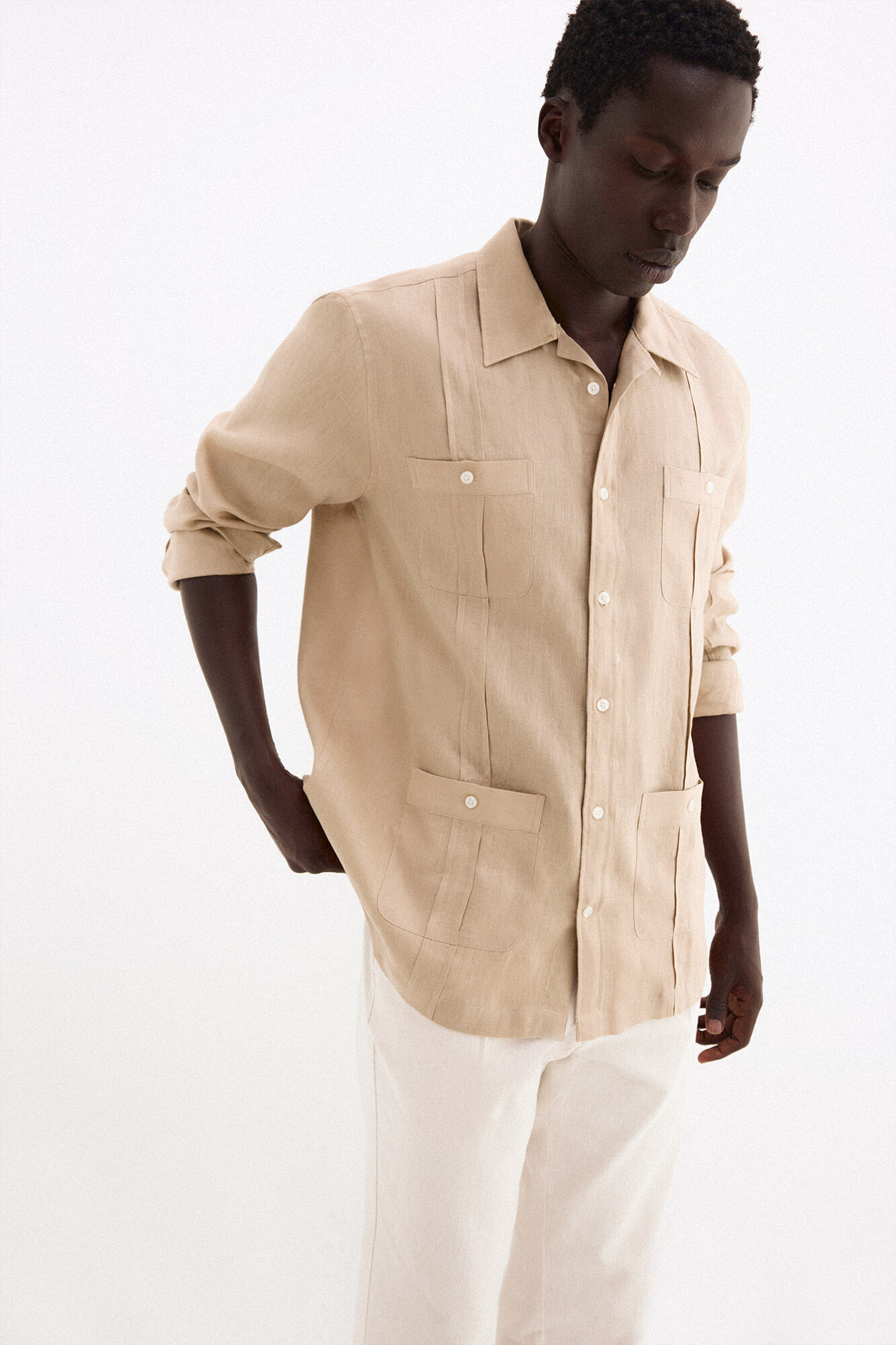 Pedro del Hierro Guayabera lino