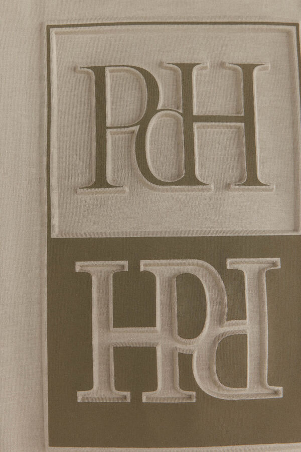 Pedro del Hierro Camiseta logo relieve Verde