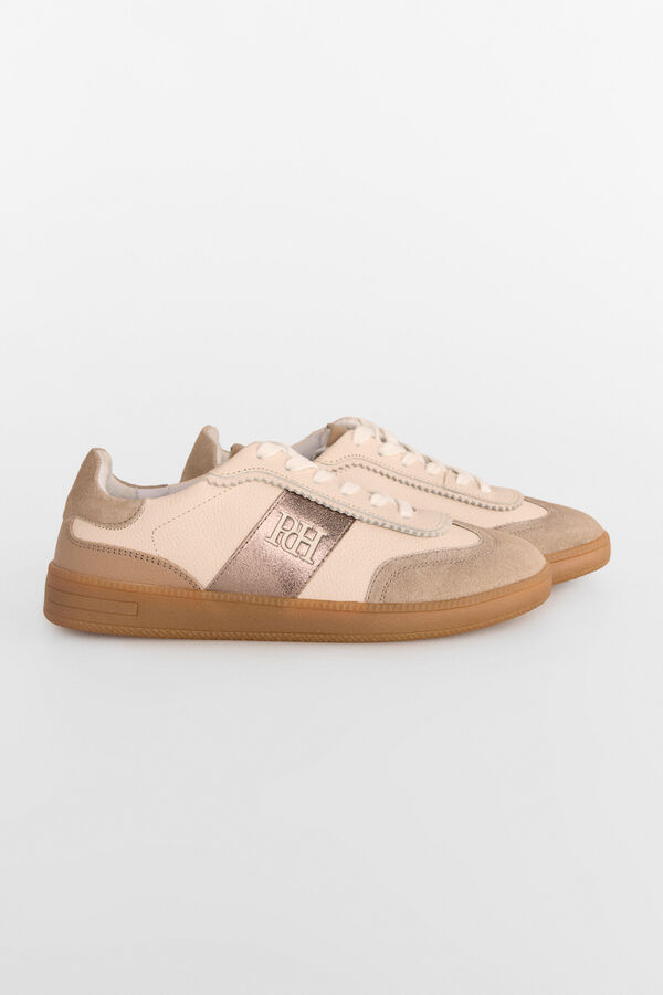 Pedro del Hierro Tenis con logo Beige