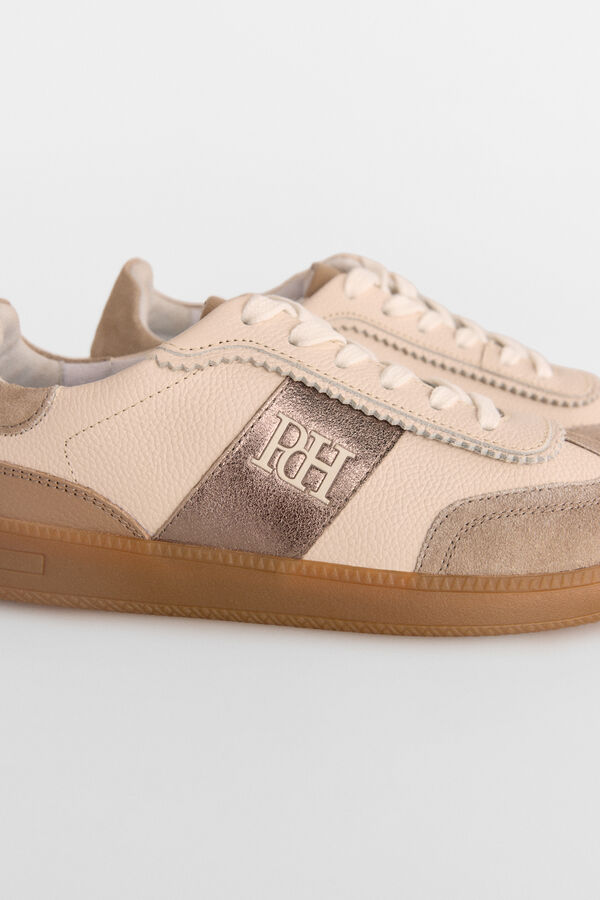 Pedro del Hierro Tenis con logo Beige