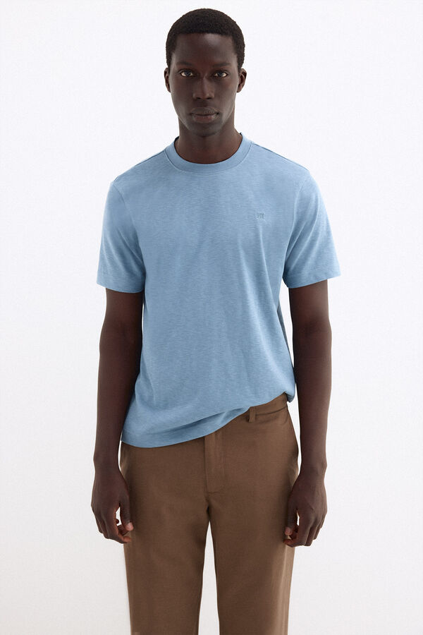 Pedro del Hierro Camiseta lisa Azul