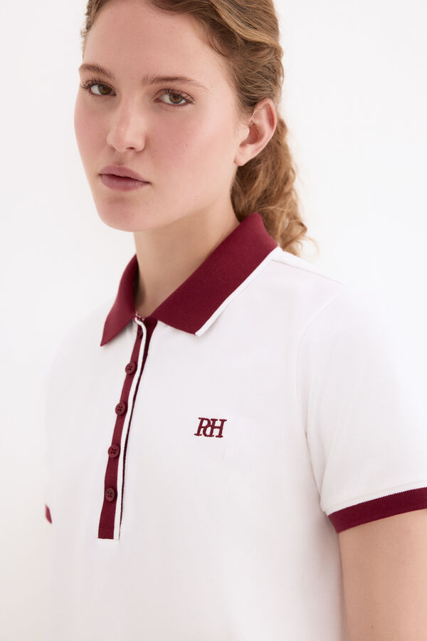 Pedro del Hierro Polo manga corta Blanco