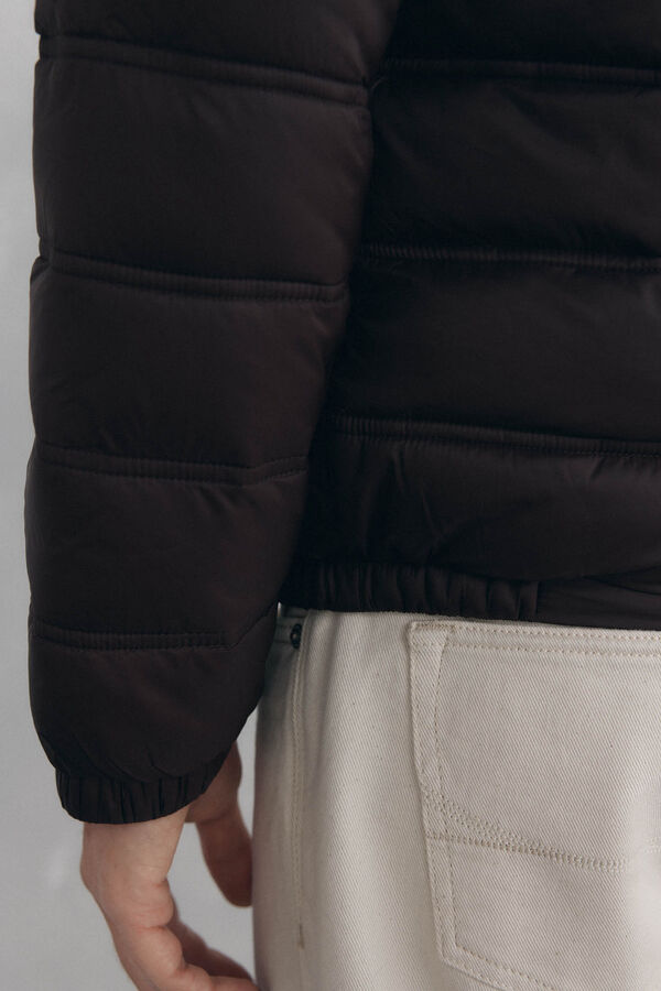 Pedro del Hierro Cazadora acolchada ultralight Marr&oacute;n