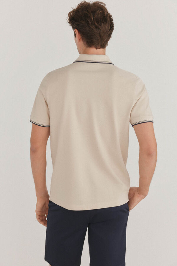 Pedro del Hierro Polo tips Beige