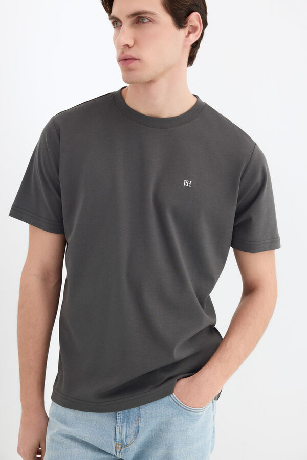 Pedro del Hierro Camiseta mercerizada Gris
