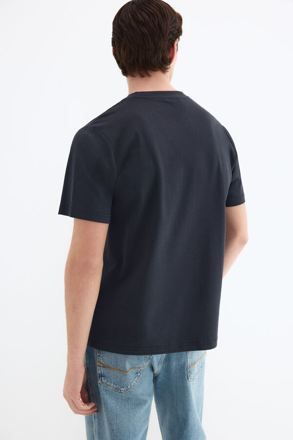 Pedro del Hierro Camiseta mercerizada Azul