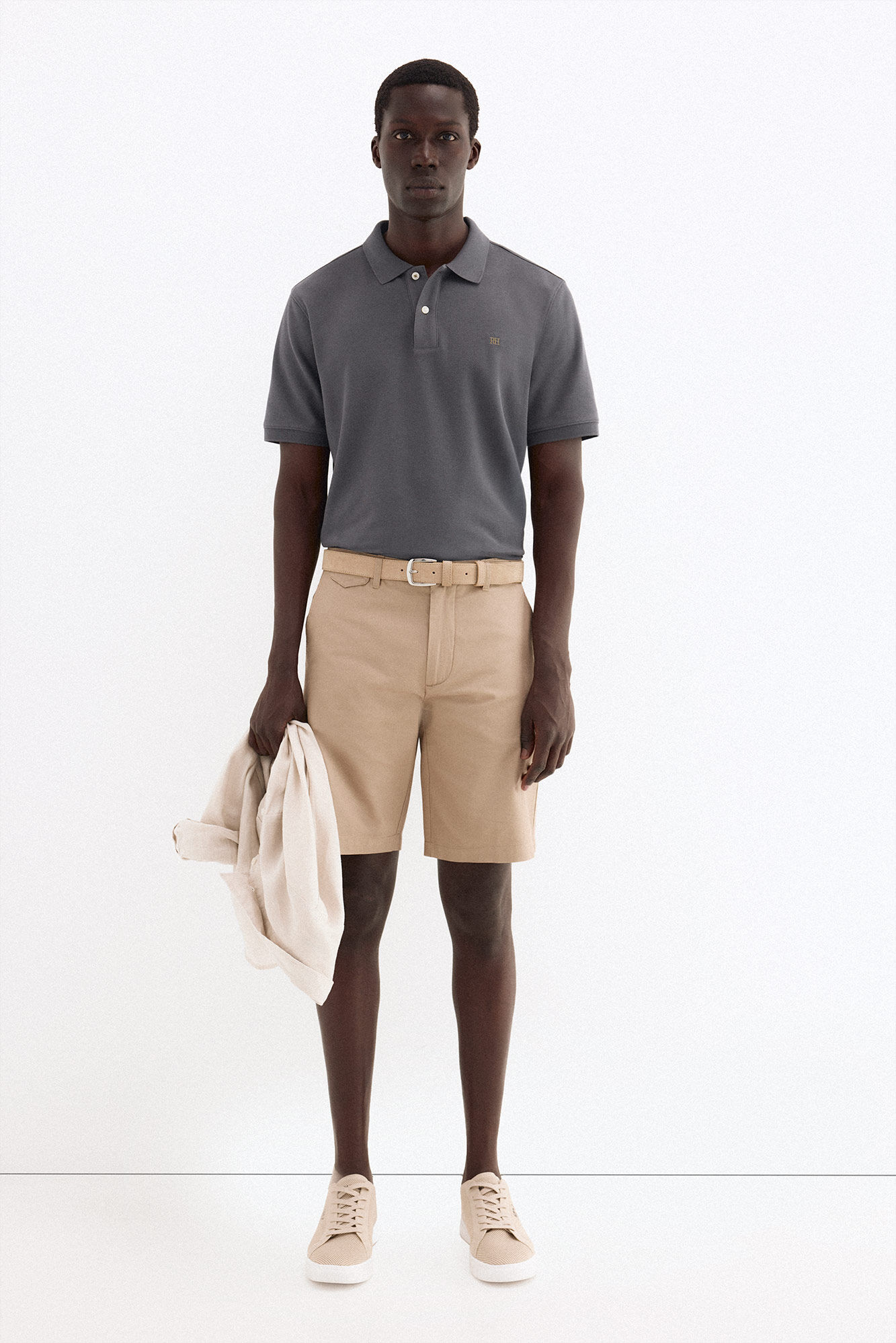 Pedro del Hierro Bermuda lino algod&oacute;n