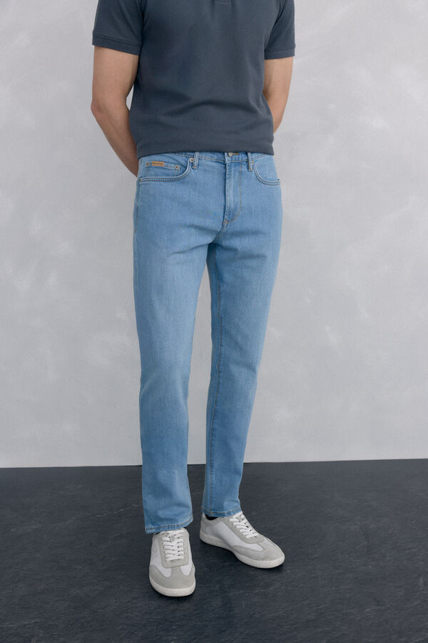 Pedro del Hierro Pantal&oacute;n vaquero slim fit Azul