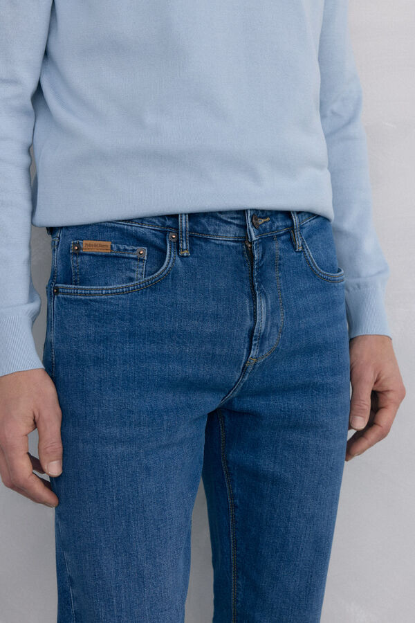 Pedro del Hierro Pantal&oacute;n vaquero slim fit Azul