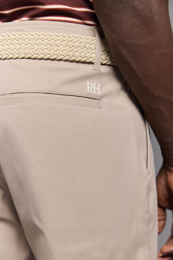 Pedro del Hierro Pantalones largos golf Beige