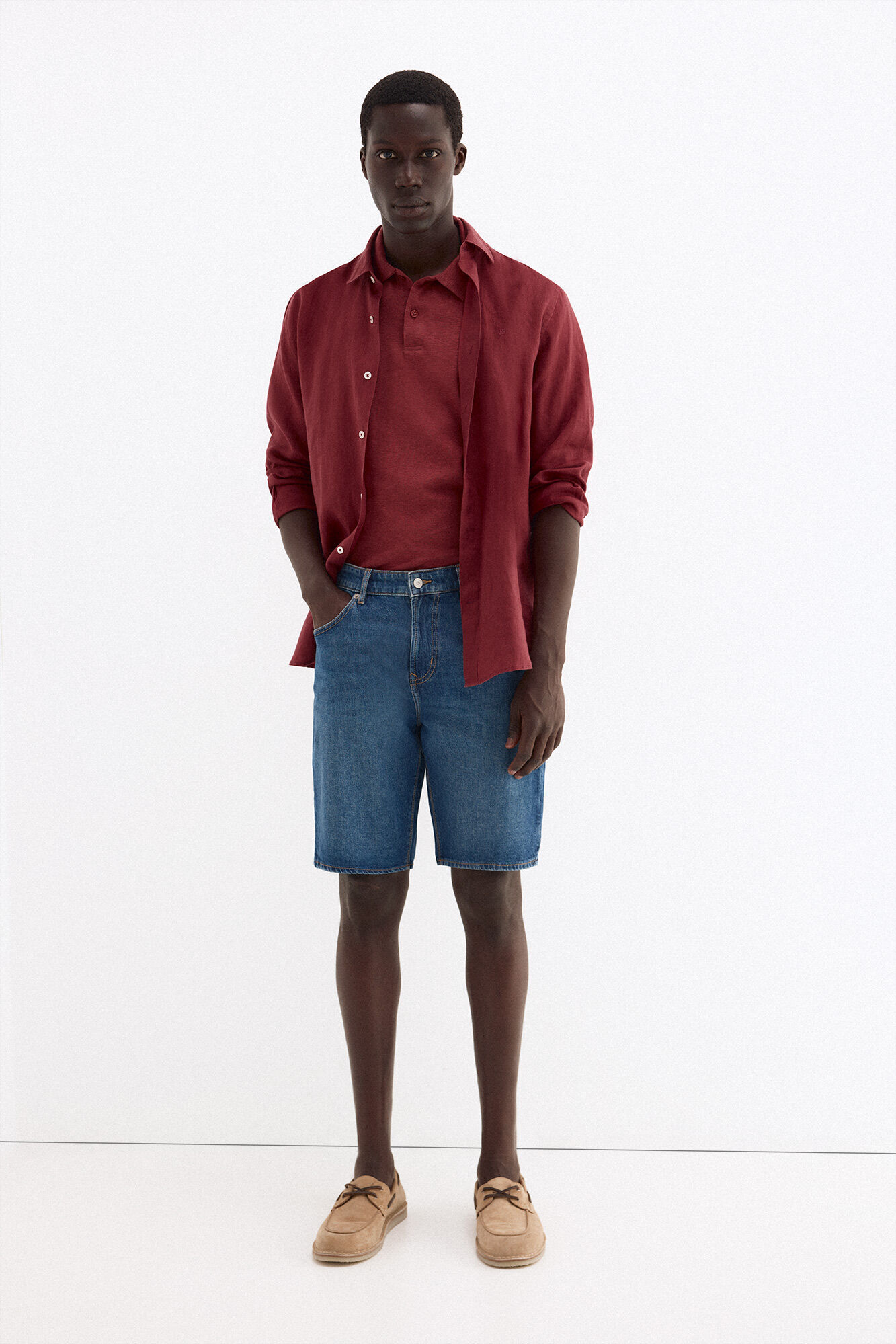 Pedro del Hierro Bermuda denim regular