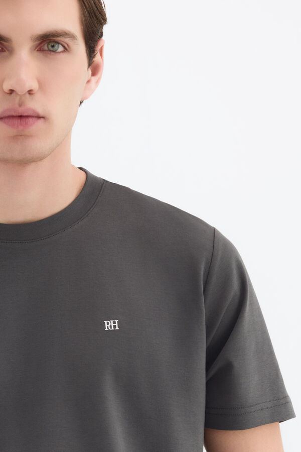 Pedro del Hierro Camiseta mercerizada Gris