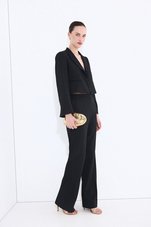Pedro del Hierro Pantal&oacute;n flare negro Negro