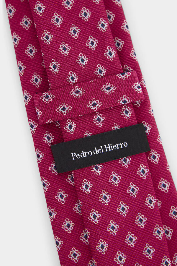 Pedro del Hierro Corbata seda natural Rosa