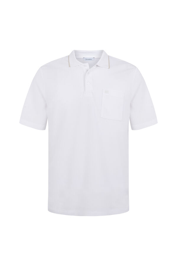 Pedro del Hierro Polo textura Blanco