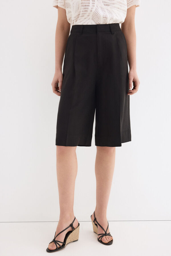 Pedro del Hierro Bermudas largas cl&aacute;sicas Negro