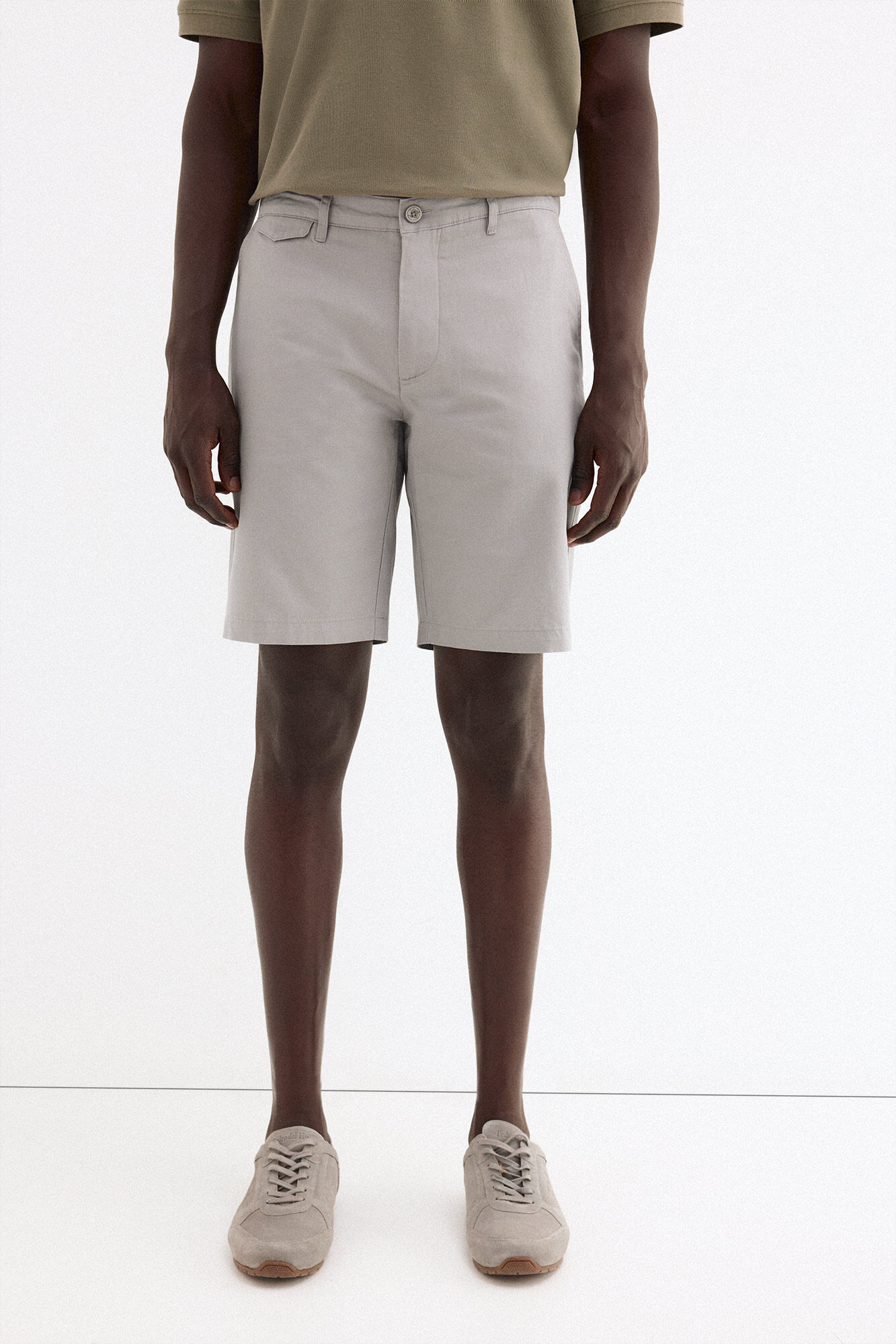 Pedro del Hierro Bermuda lino algod&oacute;n