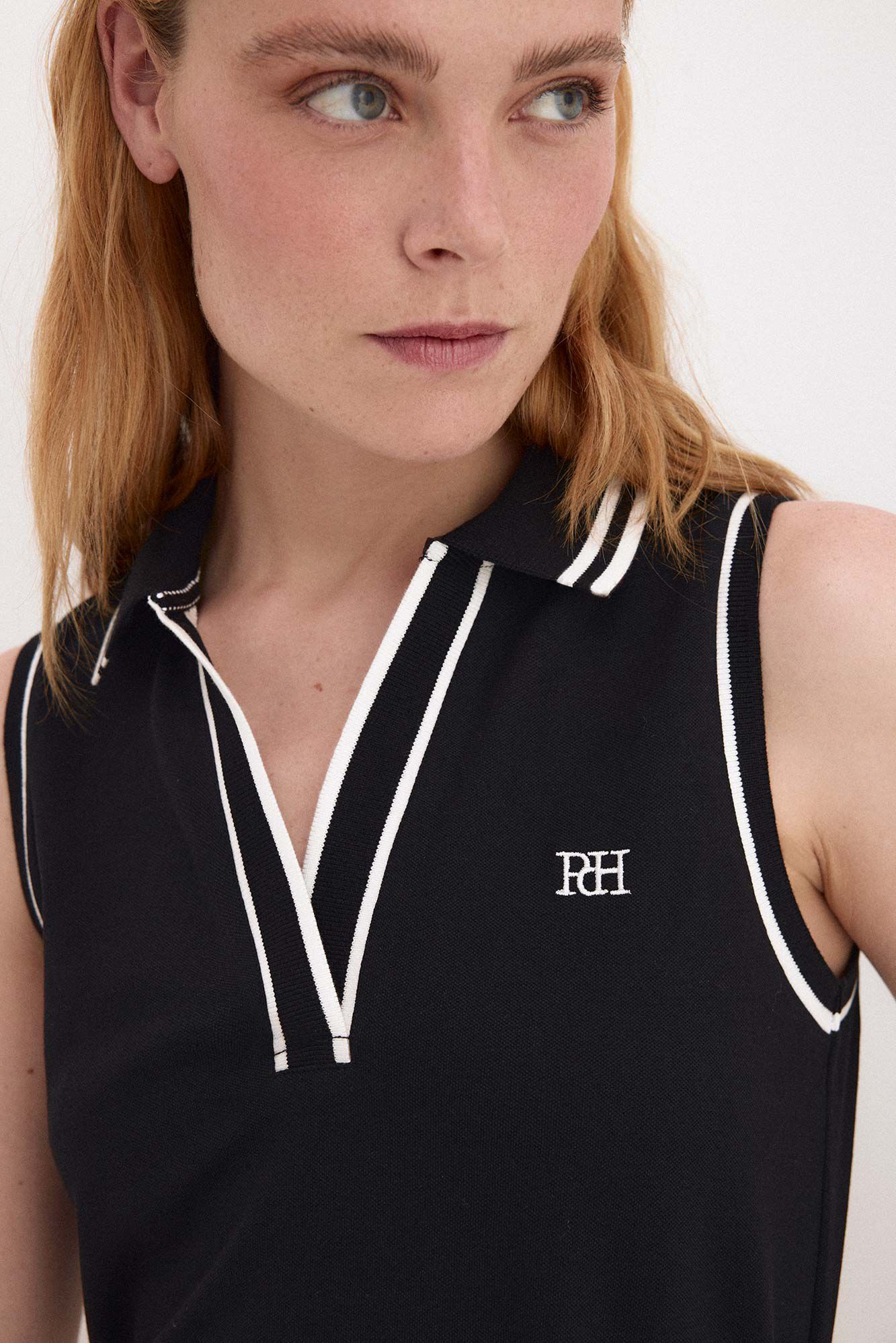 Pedro del Hierro Polo sin mangas contrastes