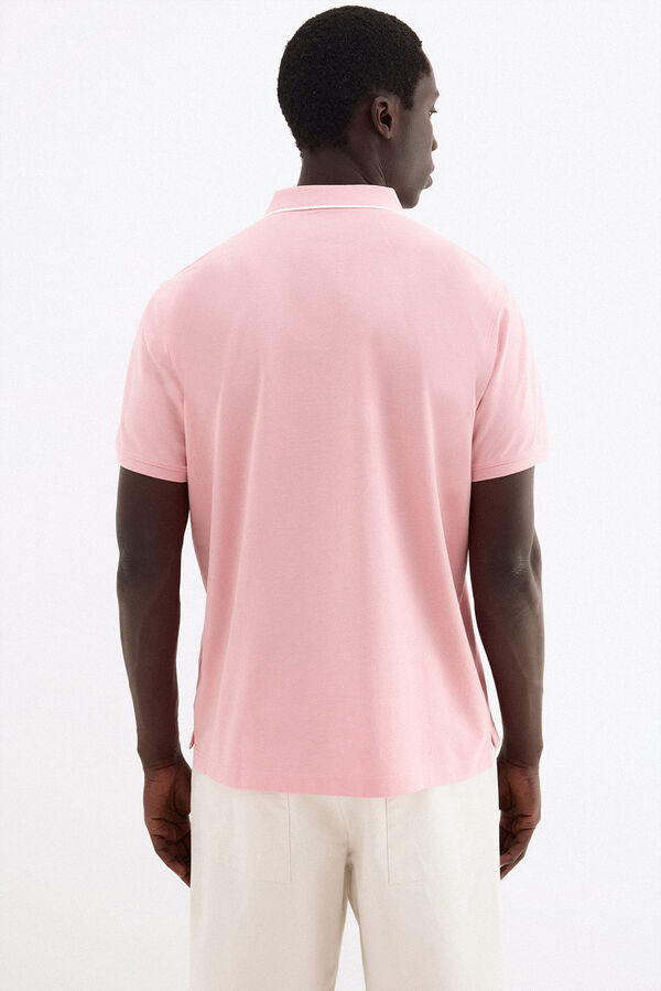 Pedro del Hierro Polo b&aacute;sico tips Coral