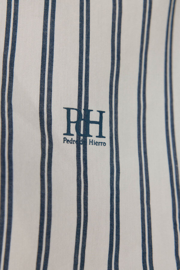 Pedro del Hierro Camisa rayas Blanco