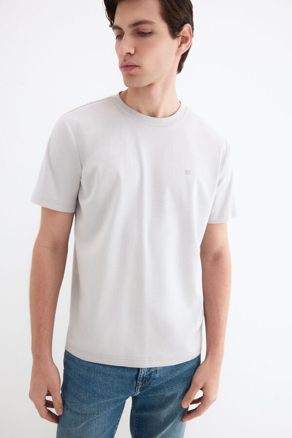 Pedro del Hierro Camiseta mercerizada Gris