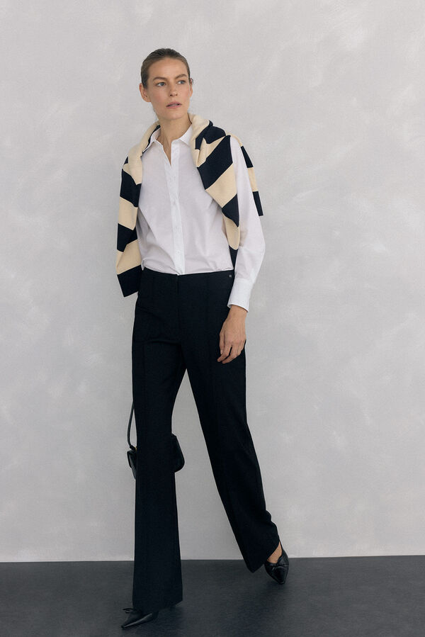 Pedro del Hierro Camisa b&aacute;sica de f&aacute;cil planchado Blanco