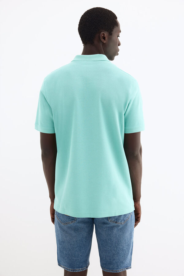 Pedro del Hierro Polo b&aacute;sico piqu&eacute; Verde
