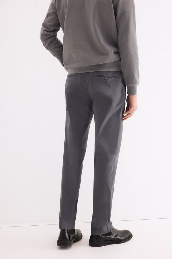 Pedro del Hierro Pantal&oacute;n chino regular fit Gris