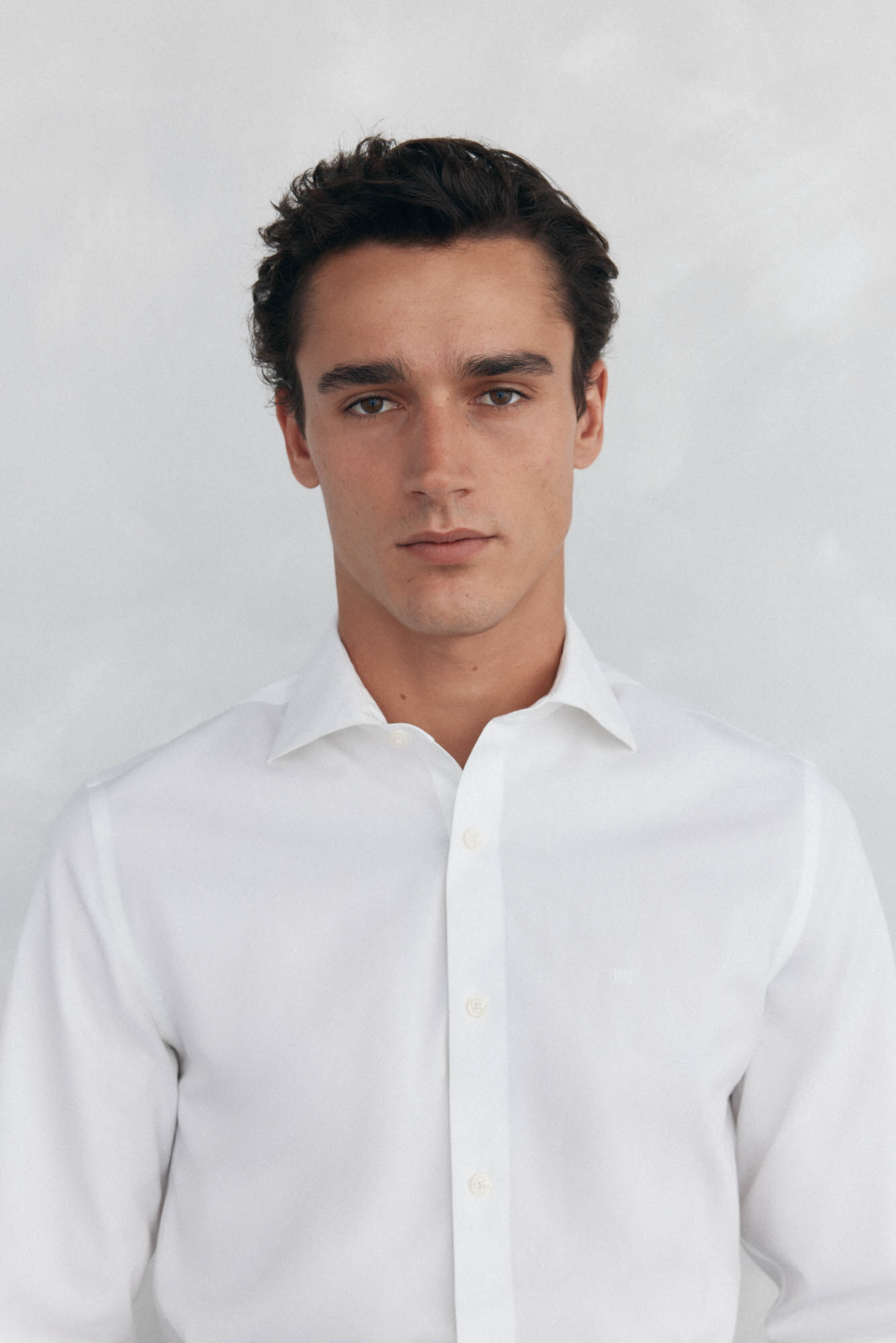 Pedro del Hierro Camisa vestir lisa non iron + antimanchas slim fit