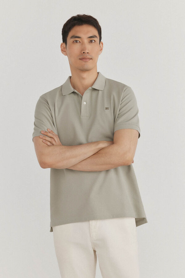 Pedro del Hierro Polo b&aacute;sico piqu&eacute; Verde
