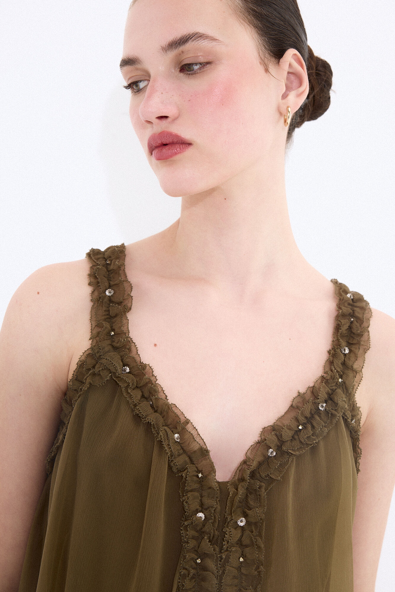 Pedro del Hierro Top tirantes volantes