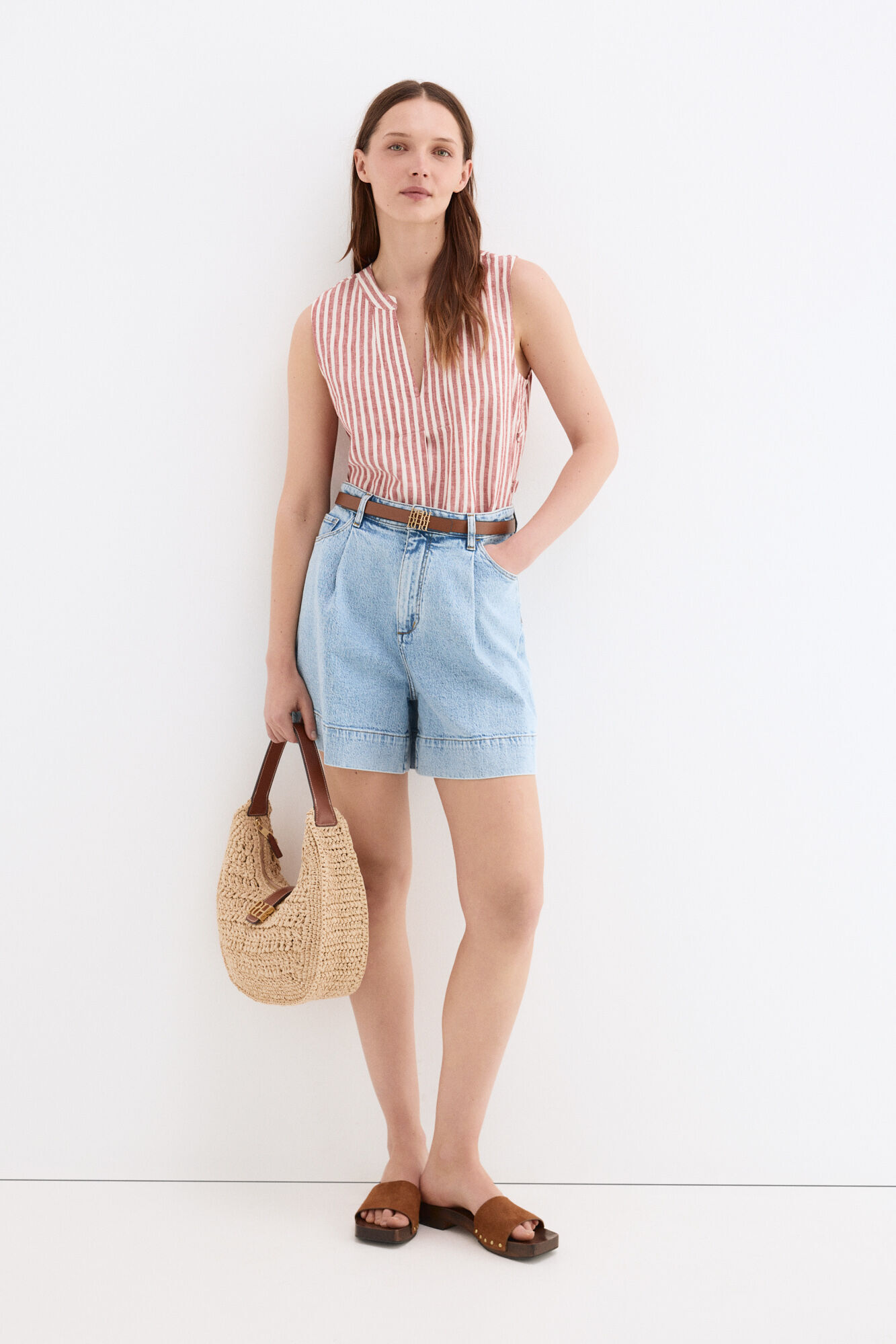 Pedro del Hierro Short de mezclilla