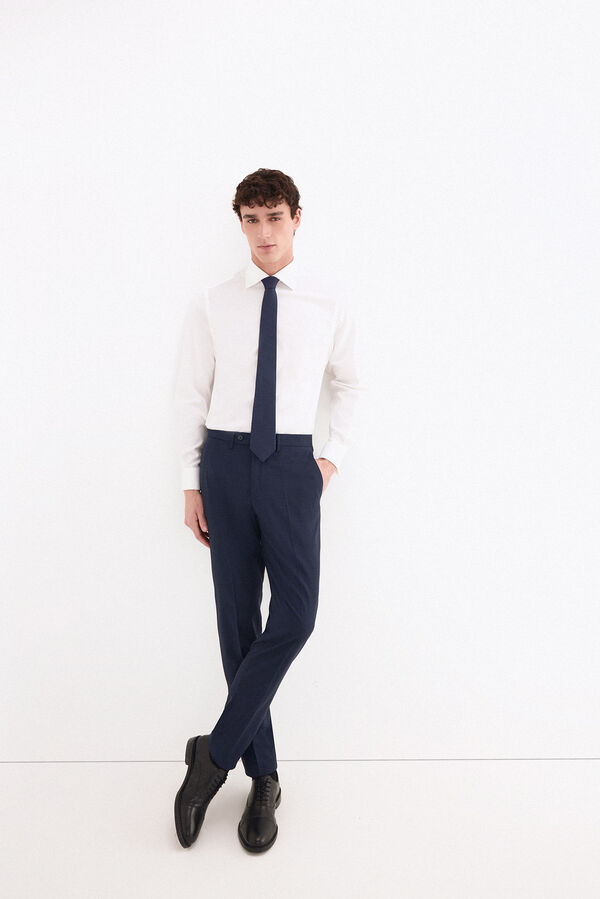 Pedro del Hierro Camisa pu&ntilde;o gemelos non iron + antimanchas Blanco