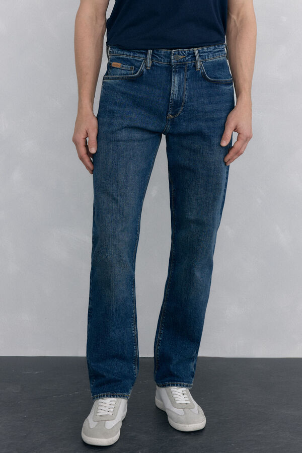 Pedro del Hierro Pantal&oacute;n vaquero regular fit Azul