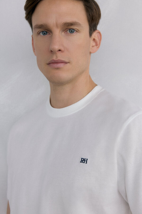 Pedro del Hierro Camiseta b&aacute;sica Crudo