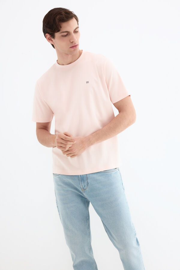 Pedro del Hierro Camiseta mercerizada Rosa