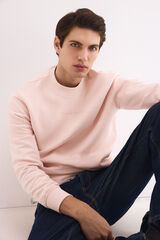 Pedro del Hierro Sudadera cuello caja Rosa