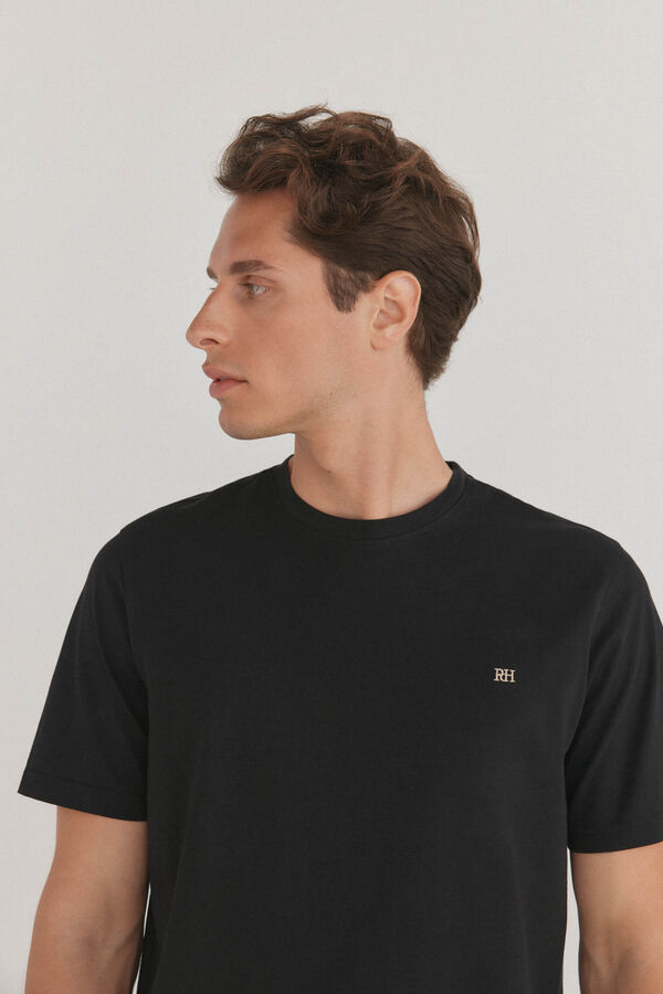 Pedro del Hierro Playera b&aacute;sica Negro