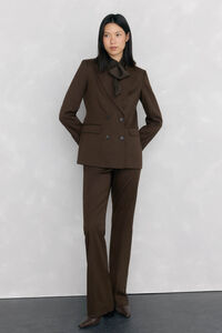 Pedro del Hierro Blazer de doble botonadura chocolate