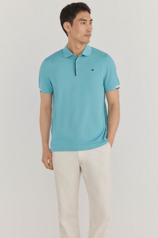 Pedro del Hierro Polo pu&ntilde;os contraste Turquesa